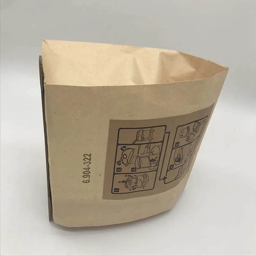 10 paquetes de bolsas para aspiradora compatibles con WD2, MV2, sustituye a 6.904-322.0