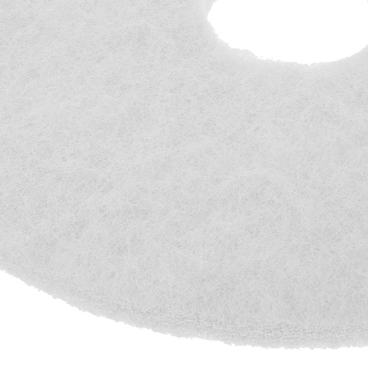 Almohadilla Pulidora para Suelos de Tejido Blanco de 17 Pulgadas, Adecuado para Pulidora Suelos en Limpieza y Mantenimiento de Pisos de Madera y Mármol, Uso Comercial y Doméstico