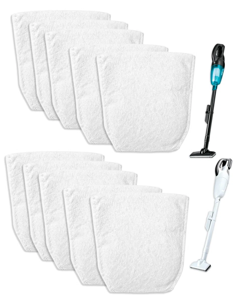 Pack de 10 bolsas de vacío compatibles con Makita CL100/106/180/183/DCL180 sin cable, Compare to Part #443060-3