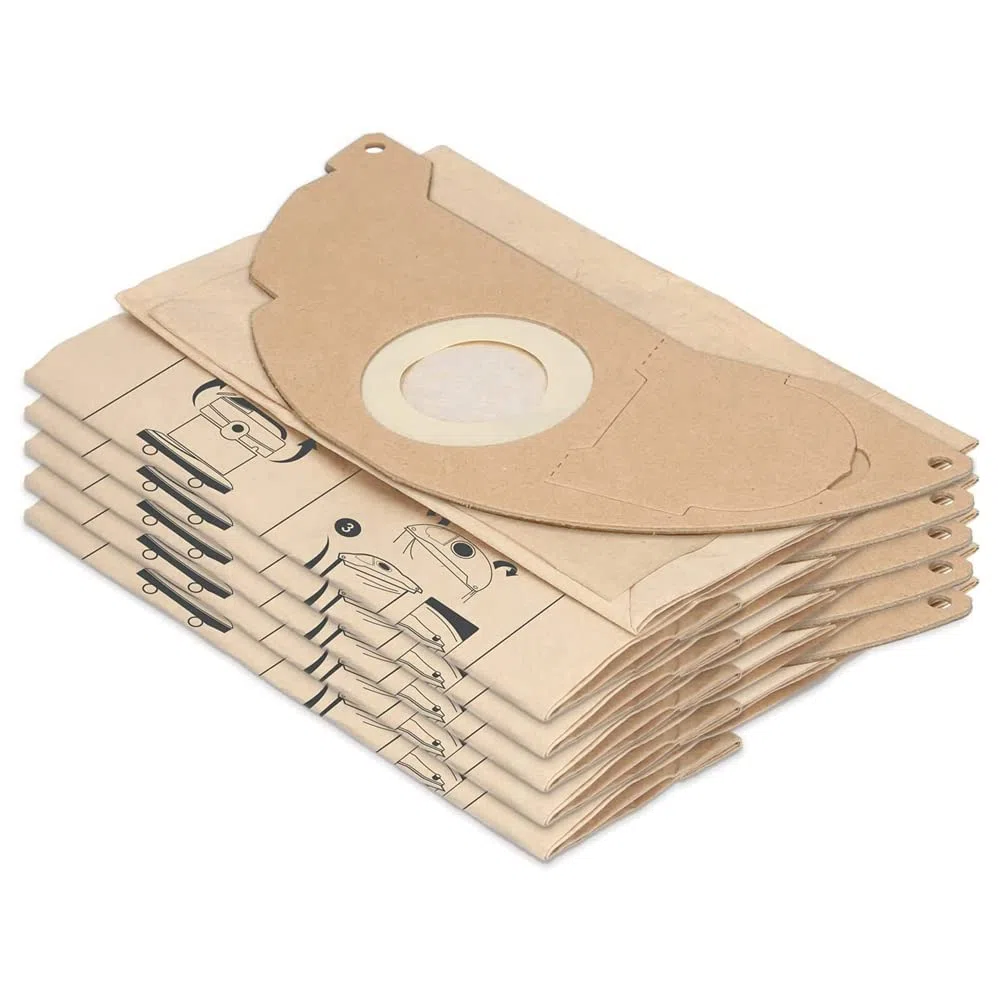 10 paquetes de bolsas para aspiradora compatibles con WD2, MV2, sustituye a 6.904-322.0