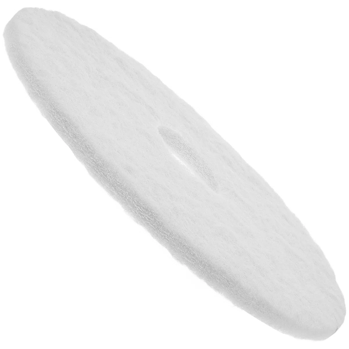 Almohadilla Pulidora para Suelos de Tejido Blanco de 17 Pulgadas, Adecuado para Pulidora Suelos en Limpieza y Mantenimiento de Pisos de Madera y Mármol, Uso Comercial y Doméstico