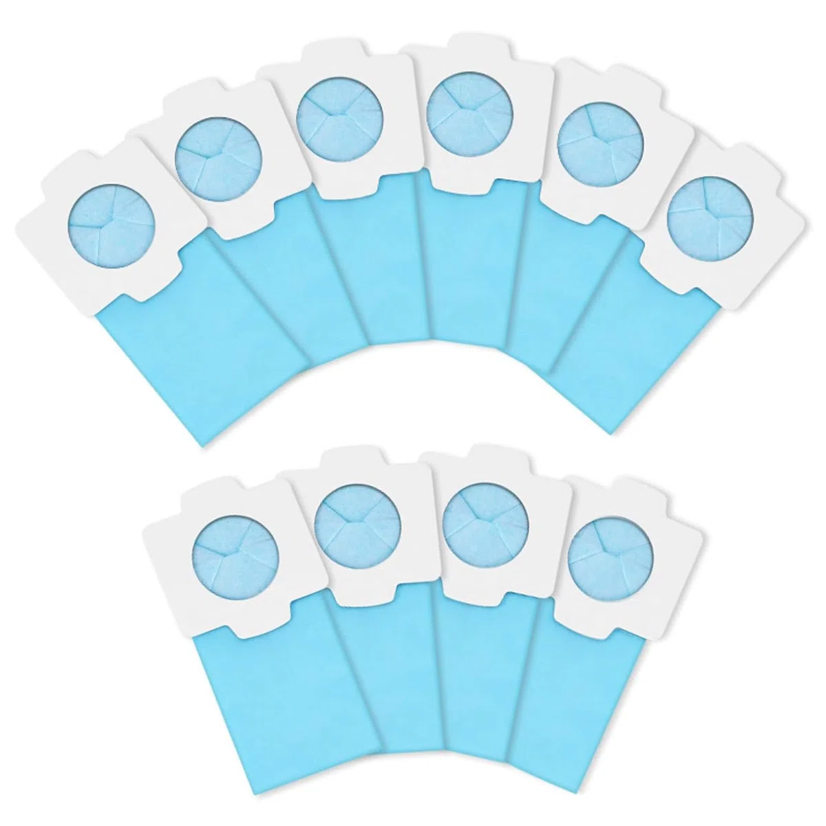 10 bolsas para aspiradora Makita DCL182, CL107, CL072, CL102, BCL142, BCL182, 10 unidades