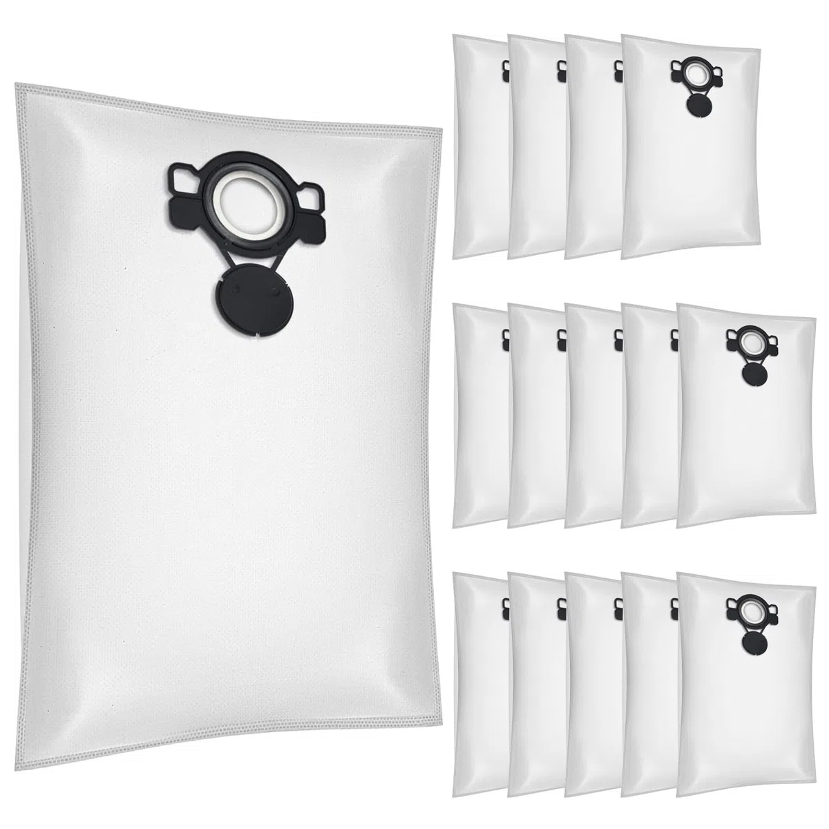 15 bolsas para aspiradora Makita VC2512L, VC3012L, VC2010L, VC2000L, VC2012L, VC3011L, VC3511L, VC2511L Tipo DSM 42 (15 bolsas VC2512L)