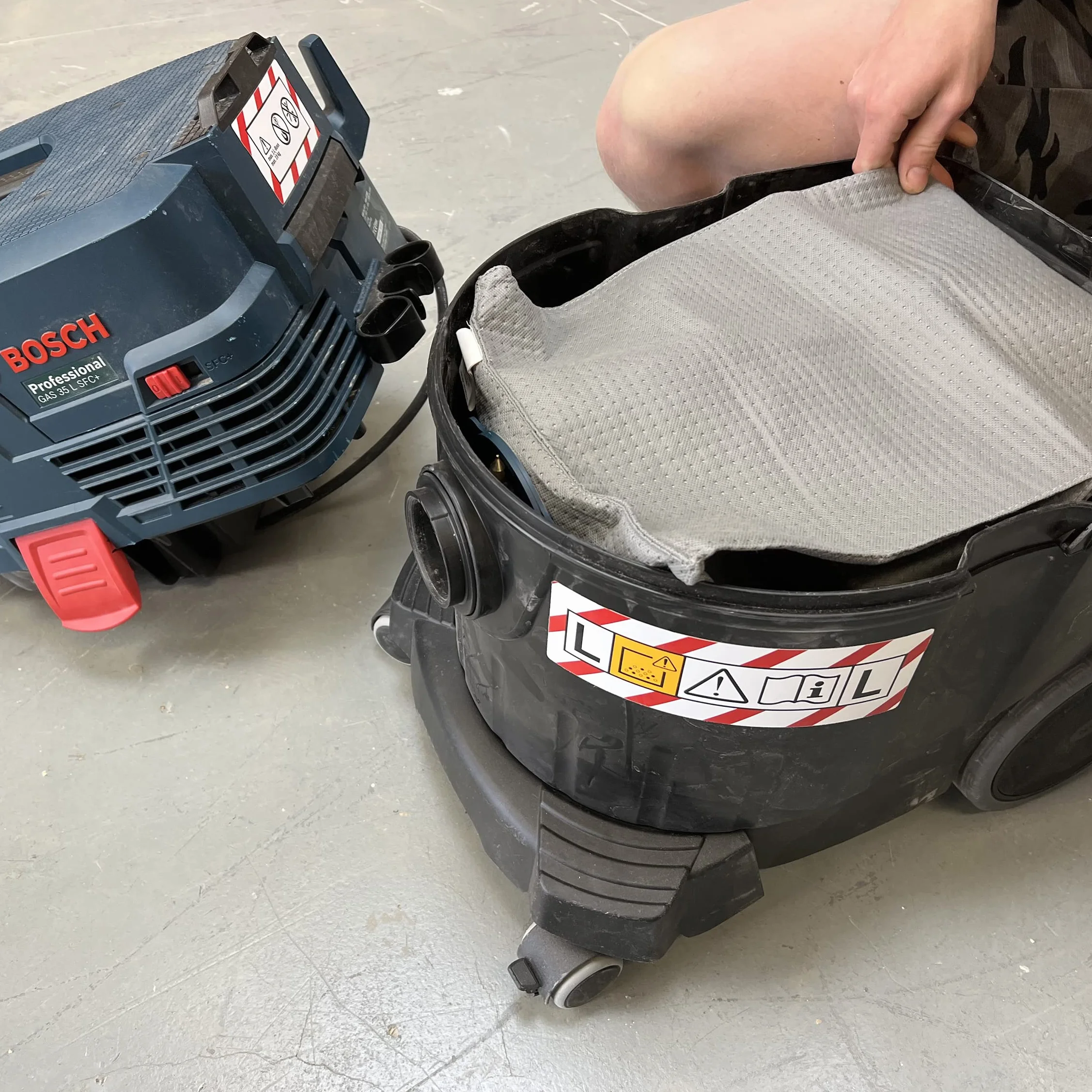 Macam Bolsa para polvo reutilizable compatible con aspiradoras Bosch GAS 35