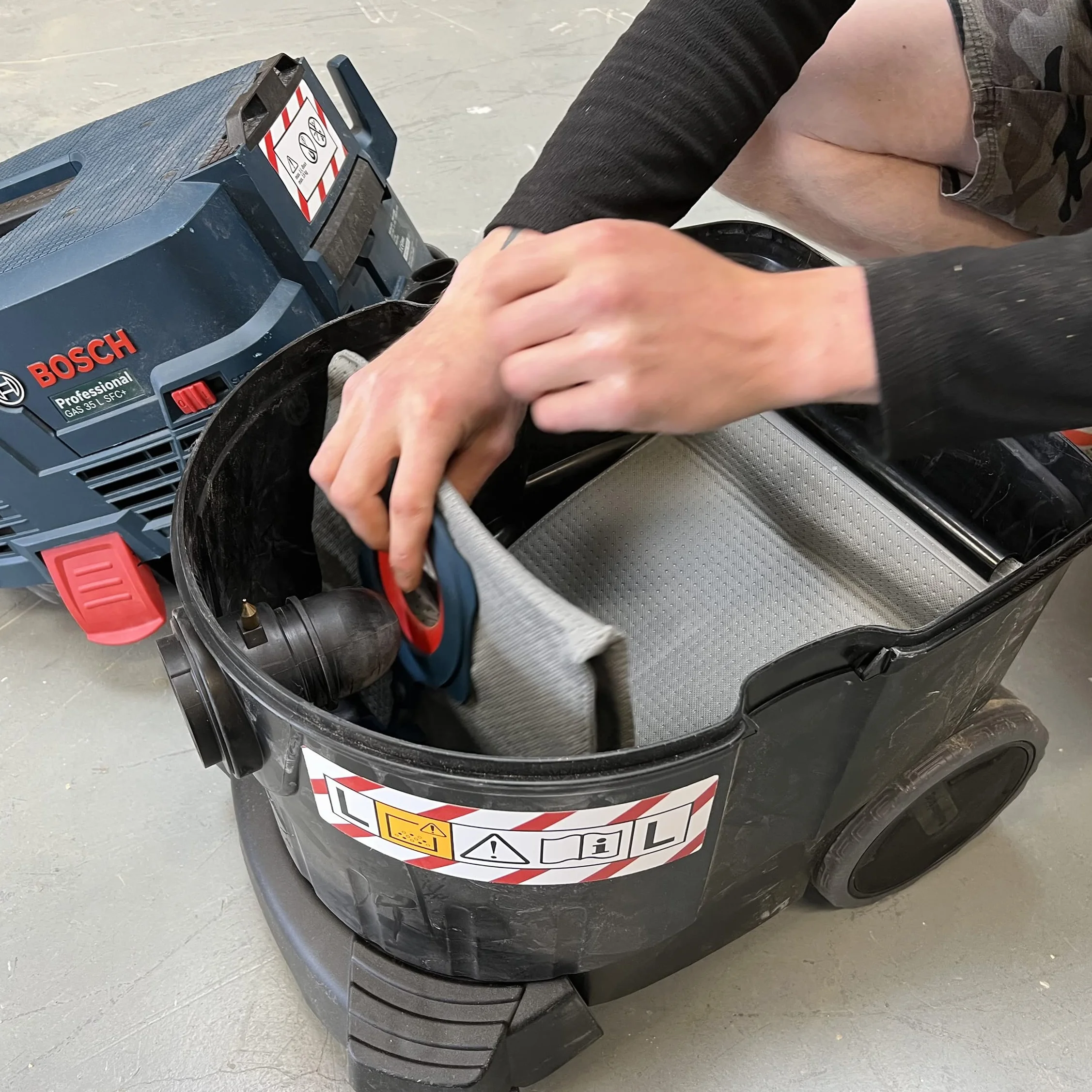 Macam Bolsa para polvo reutilizable compatible con aspiradoras Bosch GAS 35